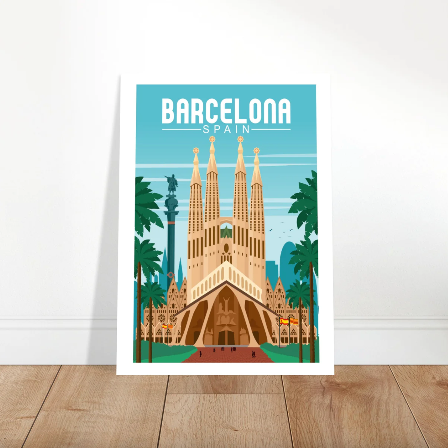 Sagrada Familia Poster: Gaudí's Iconic Masterpiece – Posters Republic