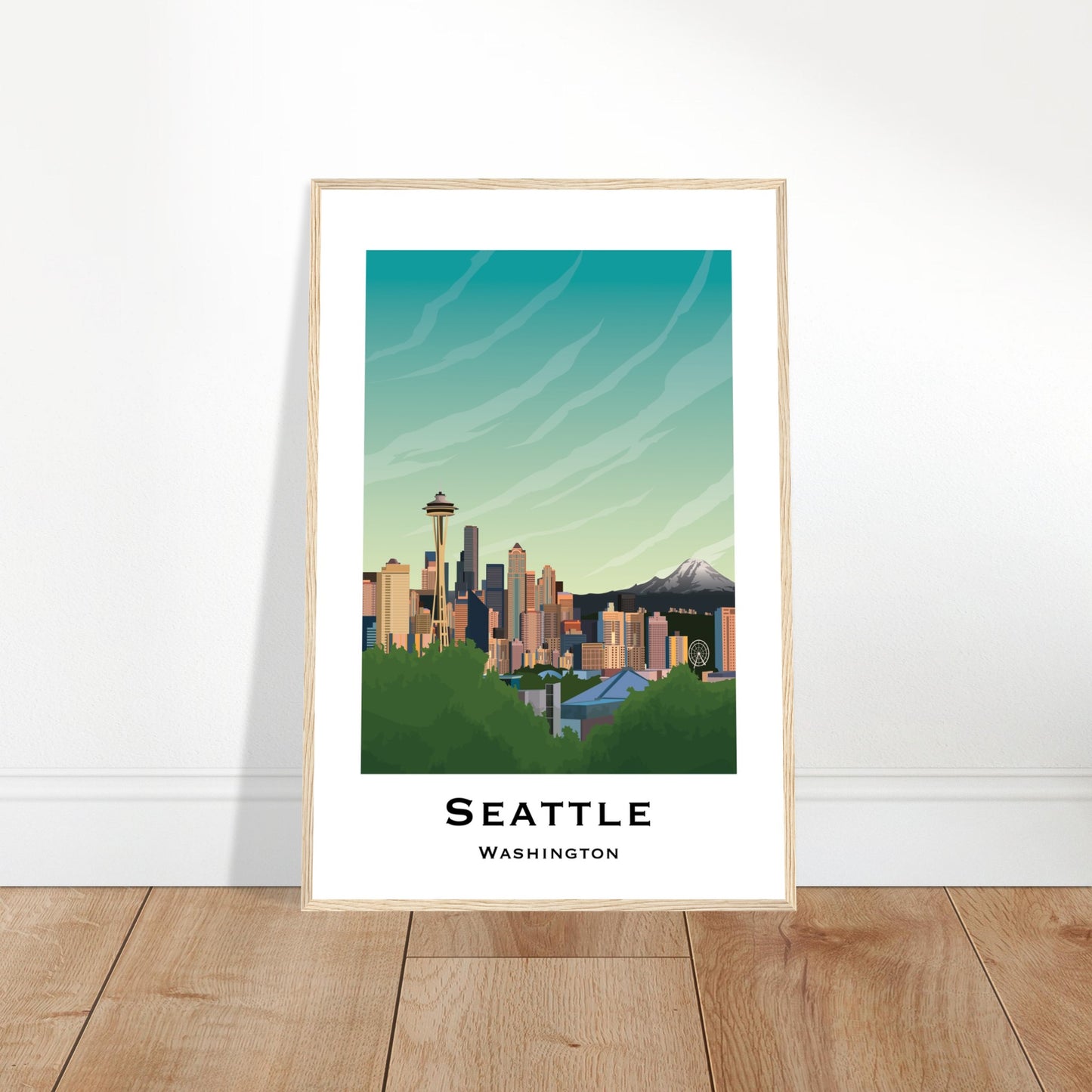 Seattle, United States - Space Needle Skyline Poster