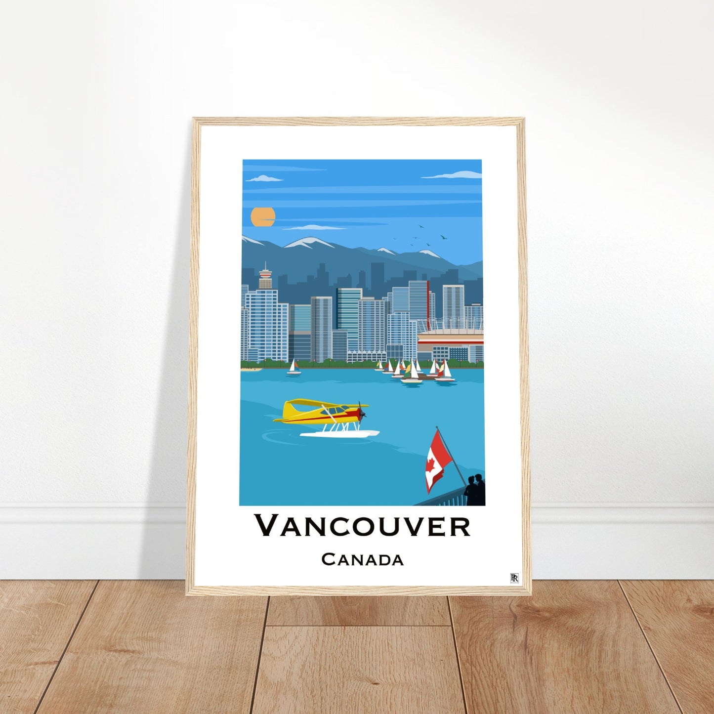 Vancouver, Canada - False Creek City Poster