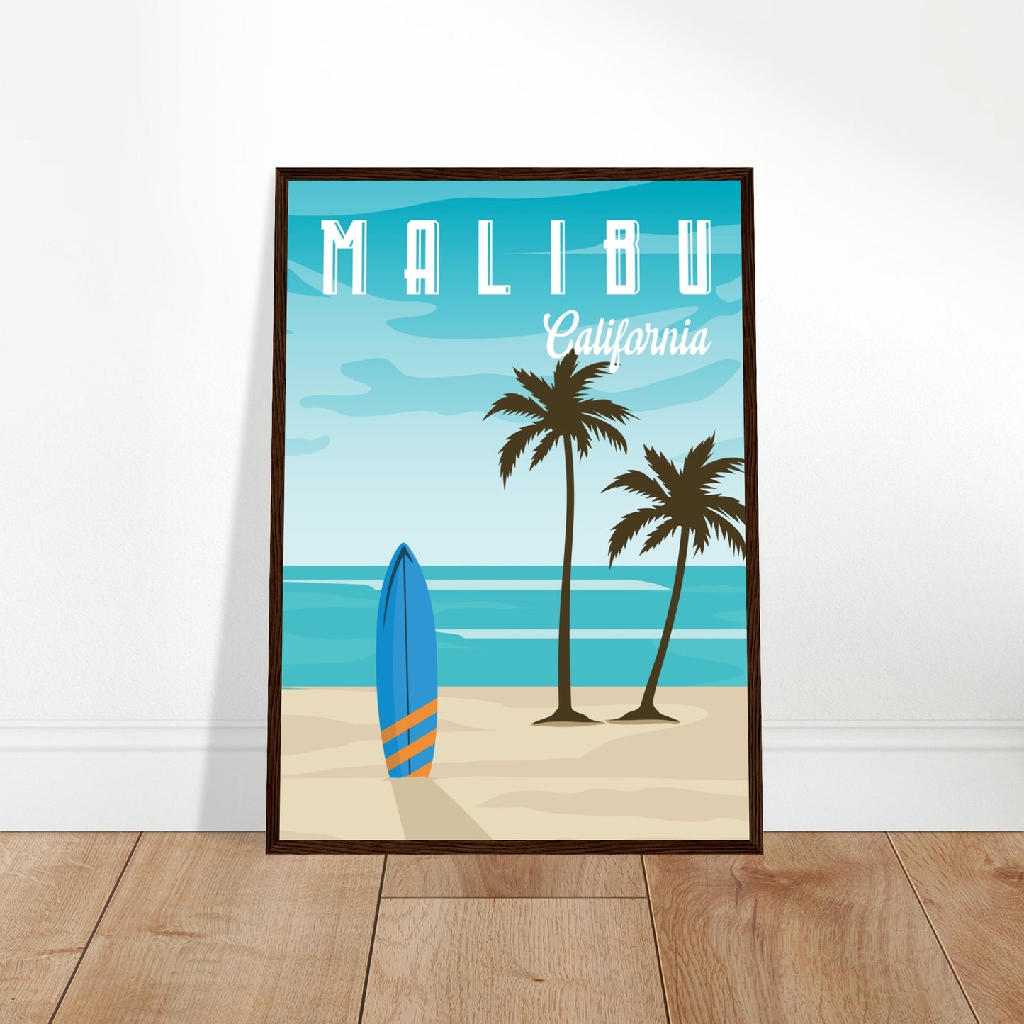 Malibu, United States - Surfrider Beach City Poster