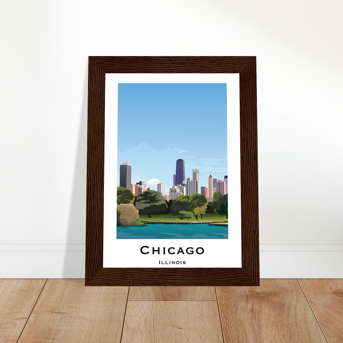 Chicago, USA - Skyline City Poster