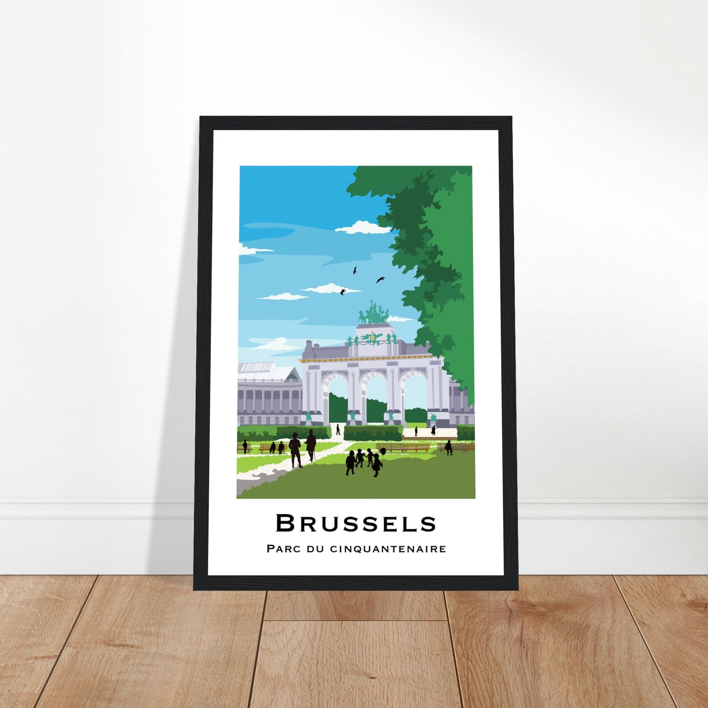 Brussels, Belgium - Cinquantenaire City Poster