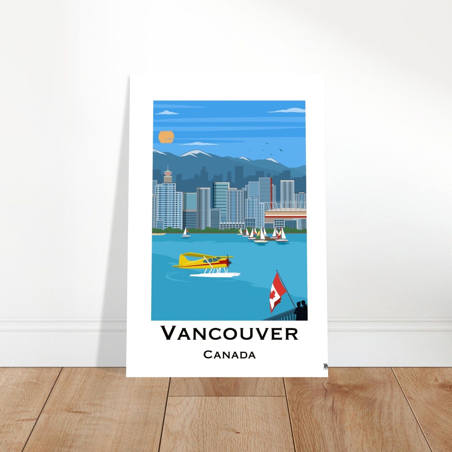 Vancouver, Canada - False Creek City Poster