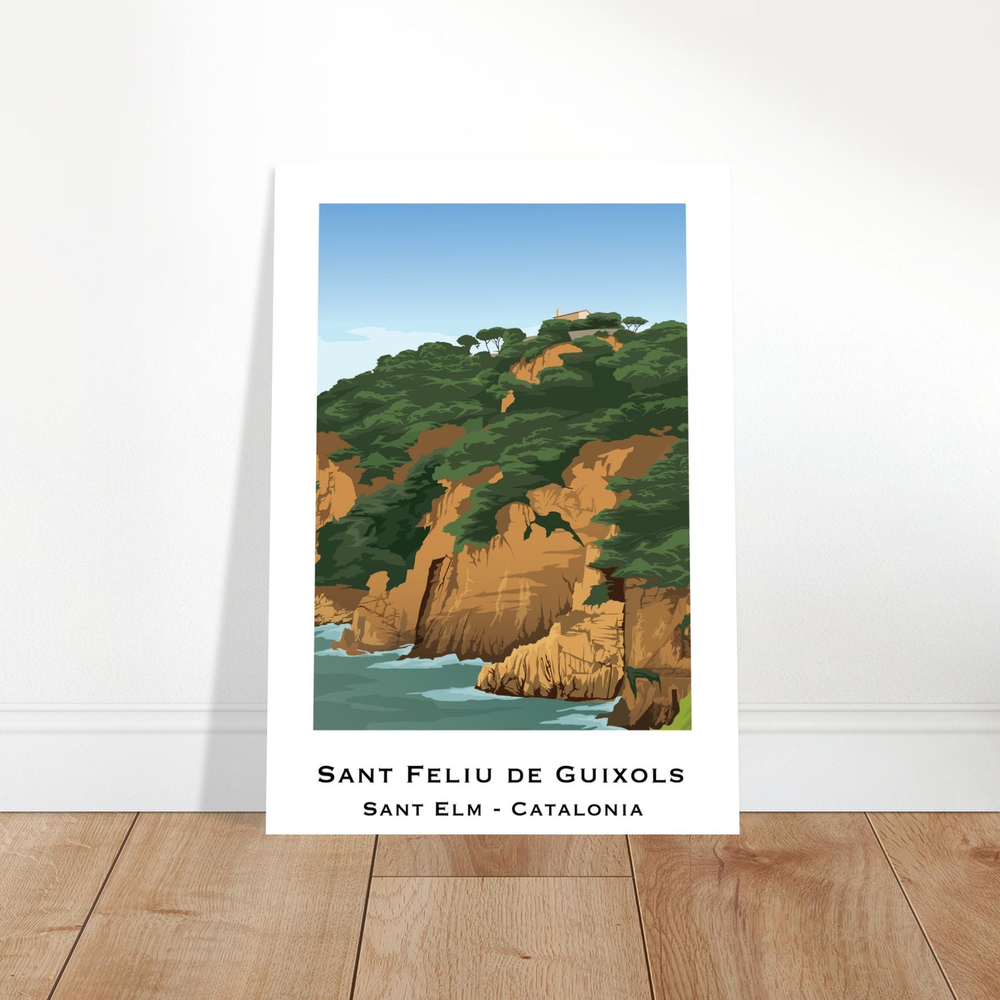 Sant Feliu de Guixols, Spain -  Sant Elm Poster