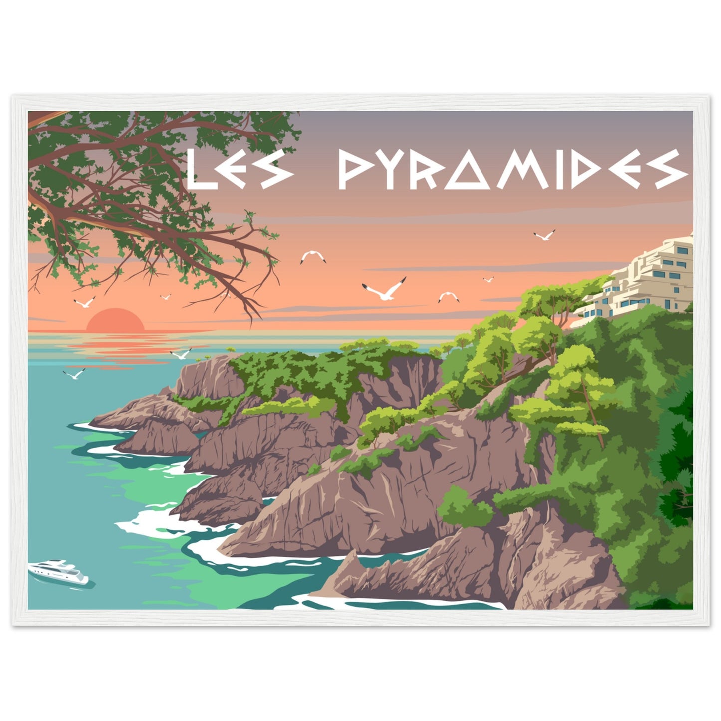 Les Pyramides -  Sant Feliu de Guixols  -  Customized Poster