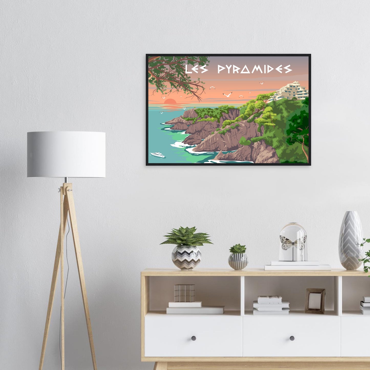 Les Pyramides -  Sant Feliu de Guixols  -  Customized Poster