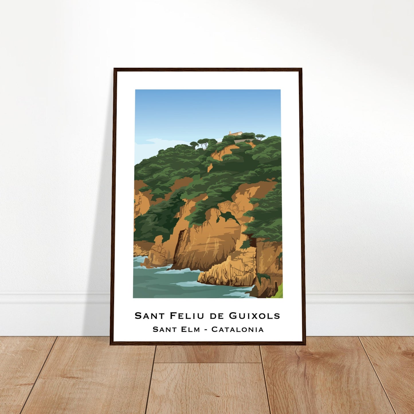 Sant Feliu de Guixols, Spain -  Sant Elm Poster