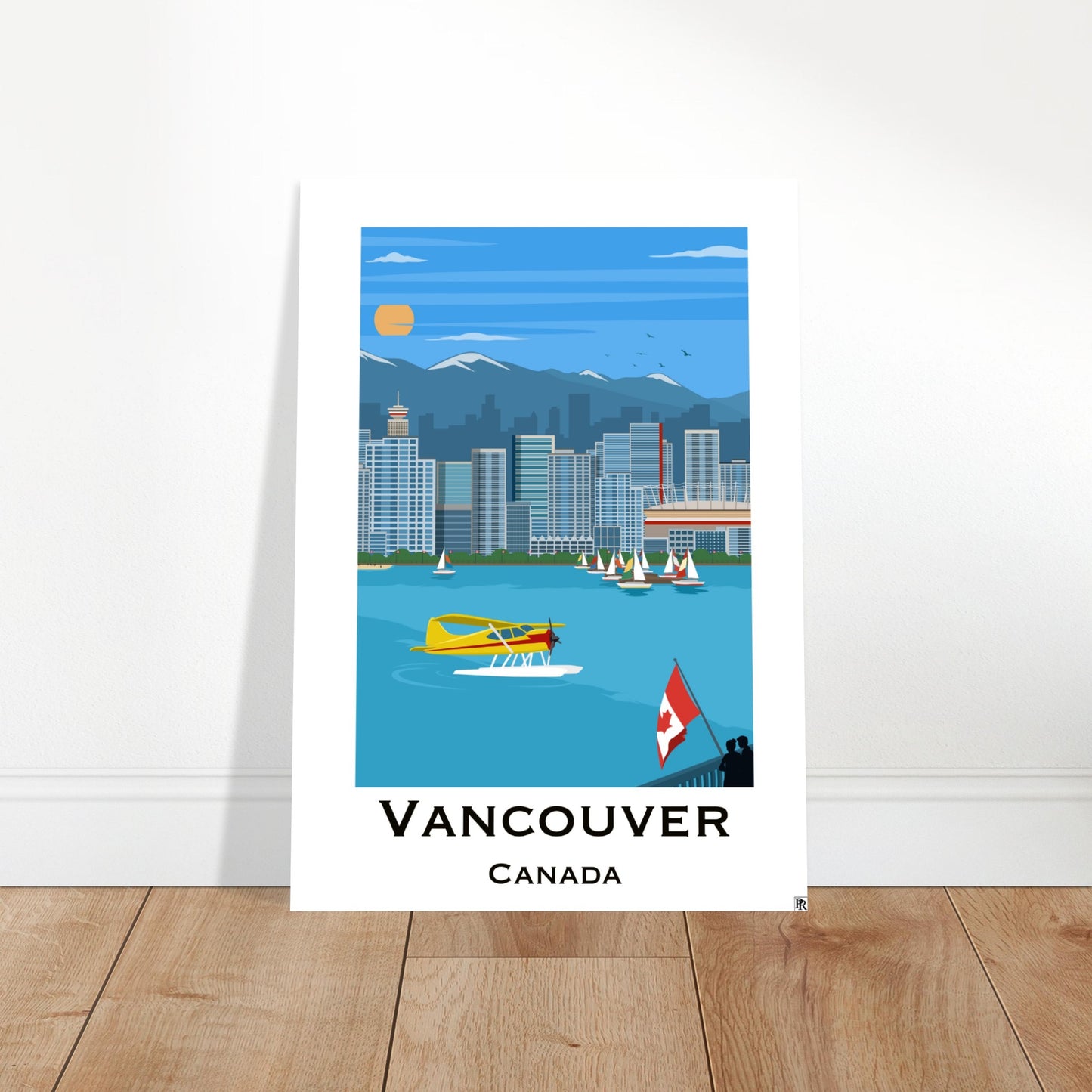 Vancouver, Canada - False Creek City Poster