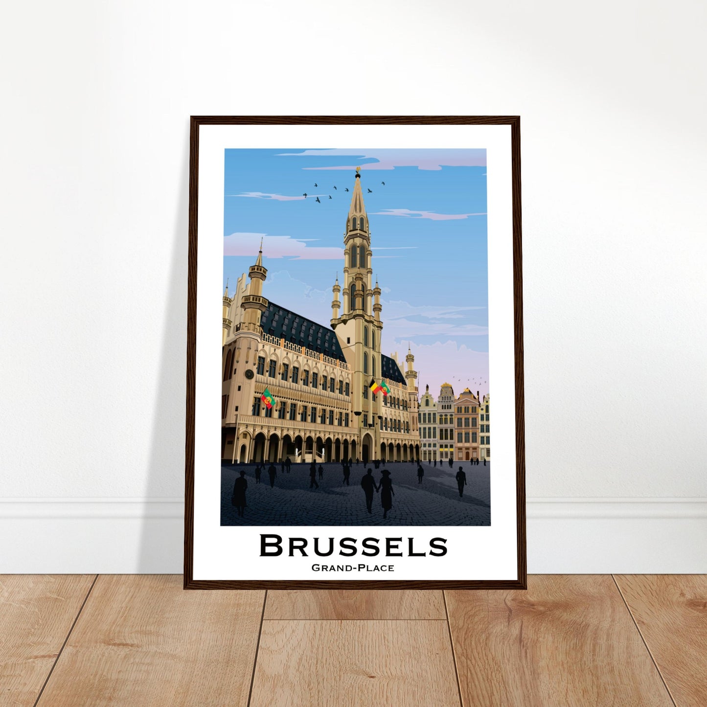 Brussels, Belgium - Grand Place City Poster