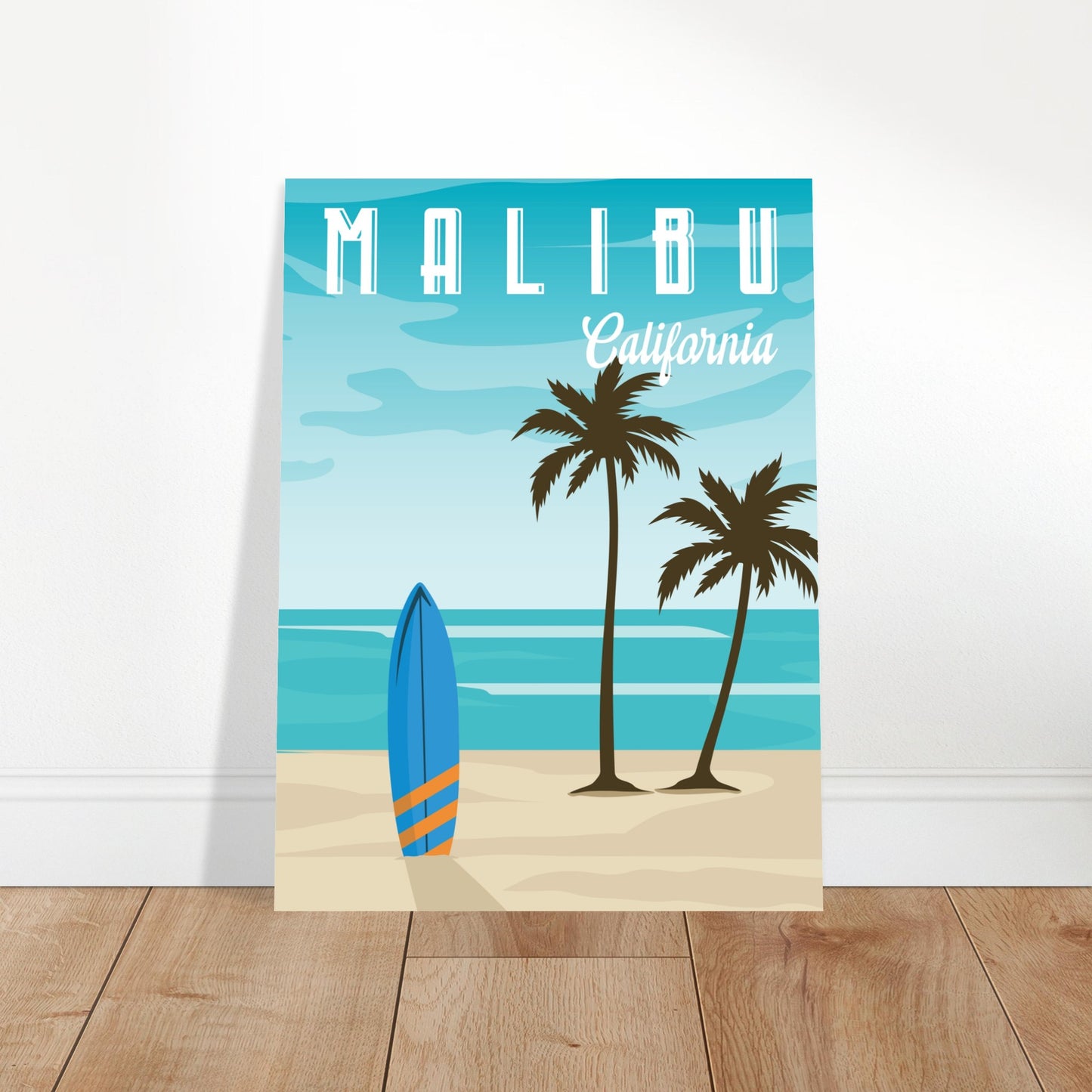 Malibu, United States - Surfrider Beach City Poster