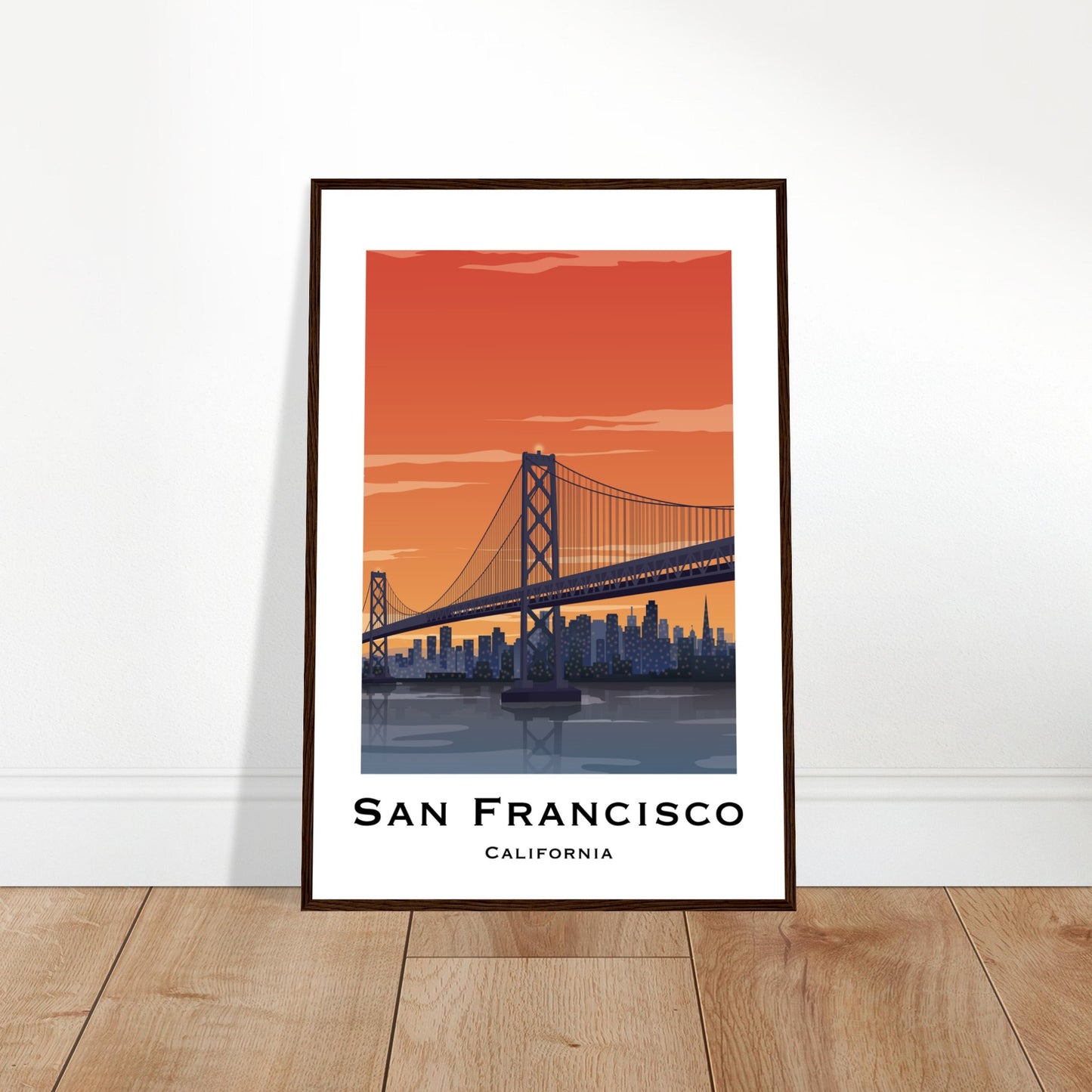 San Francisco, United States - Golden Gate Bridge City Poster