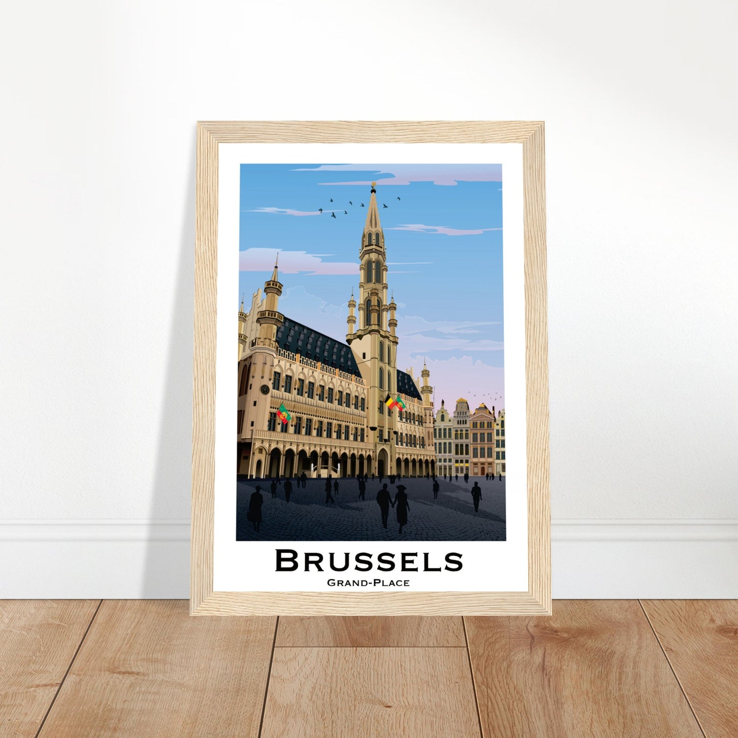 Brussels, Belgium - Grand Place City Poster