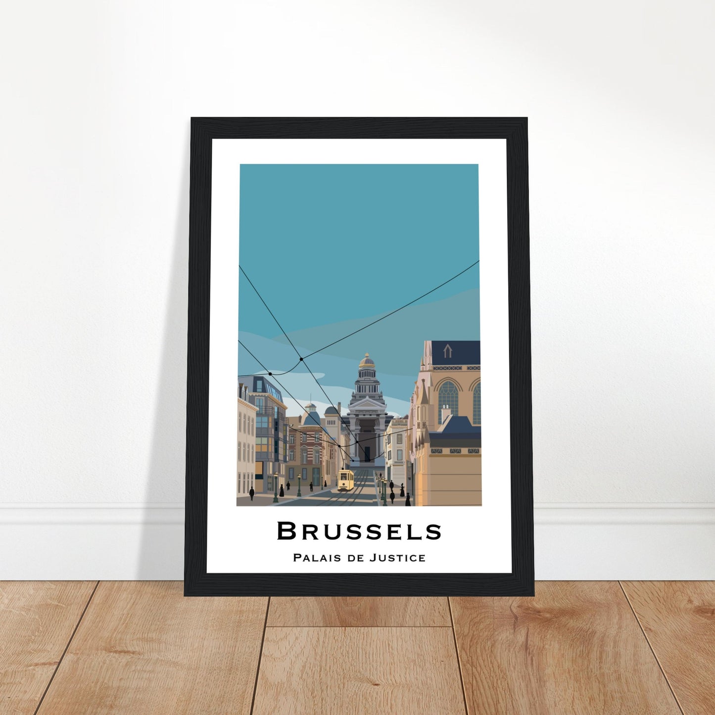 Brussels, Belgium - Palais de Justice City Poster