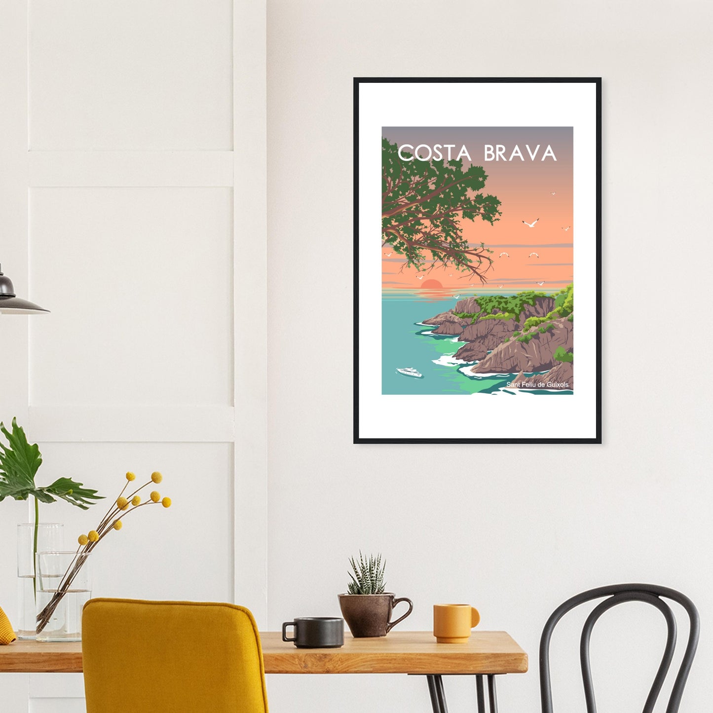 Costa Brava - Cala de l'Ametller Framed Poster