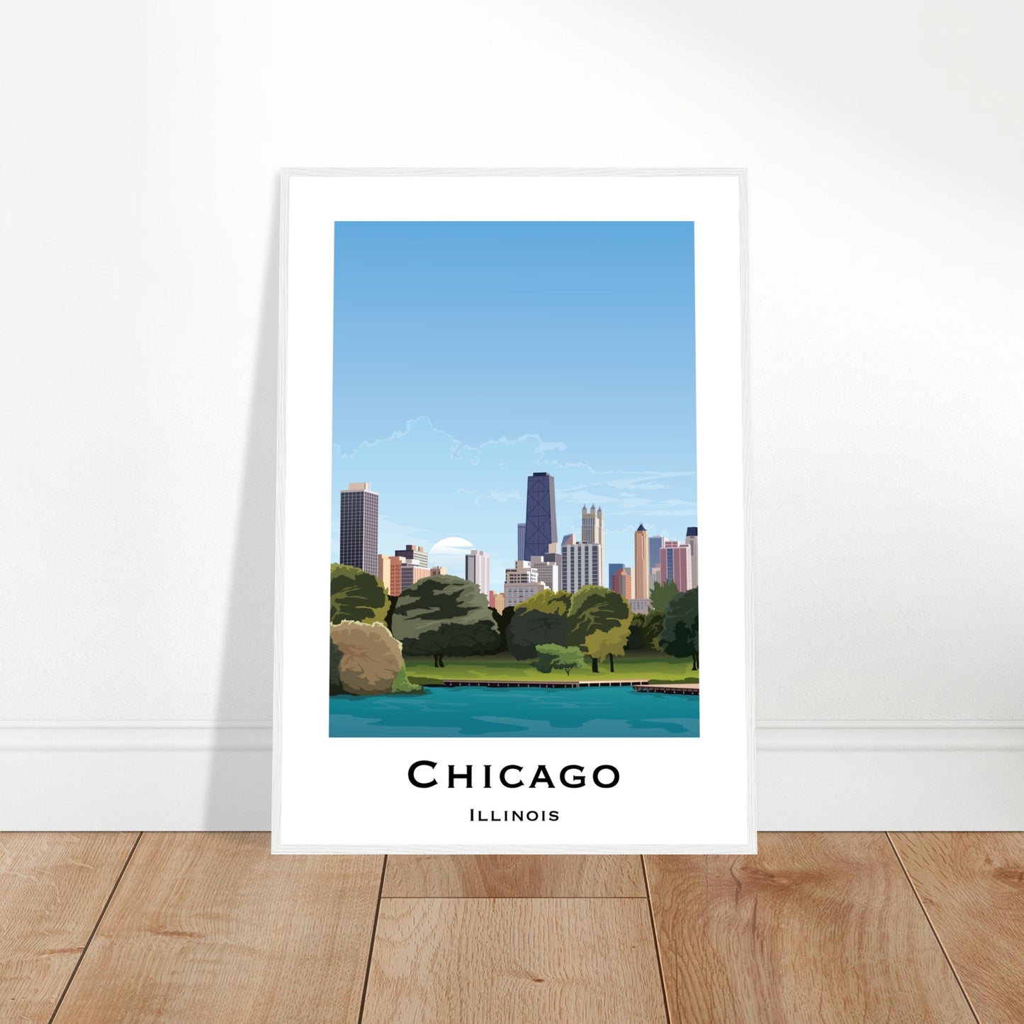 Chicago, USA - Skyline City Poster