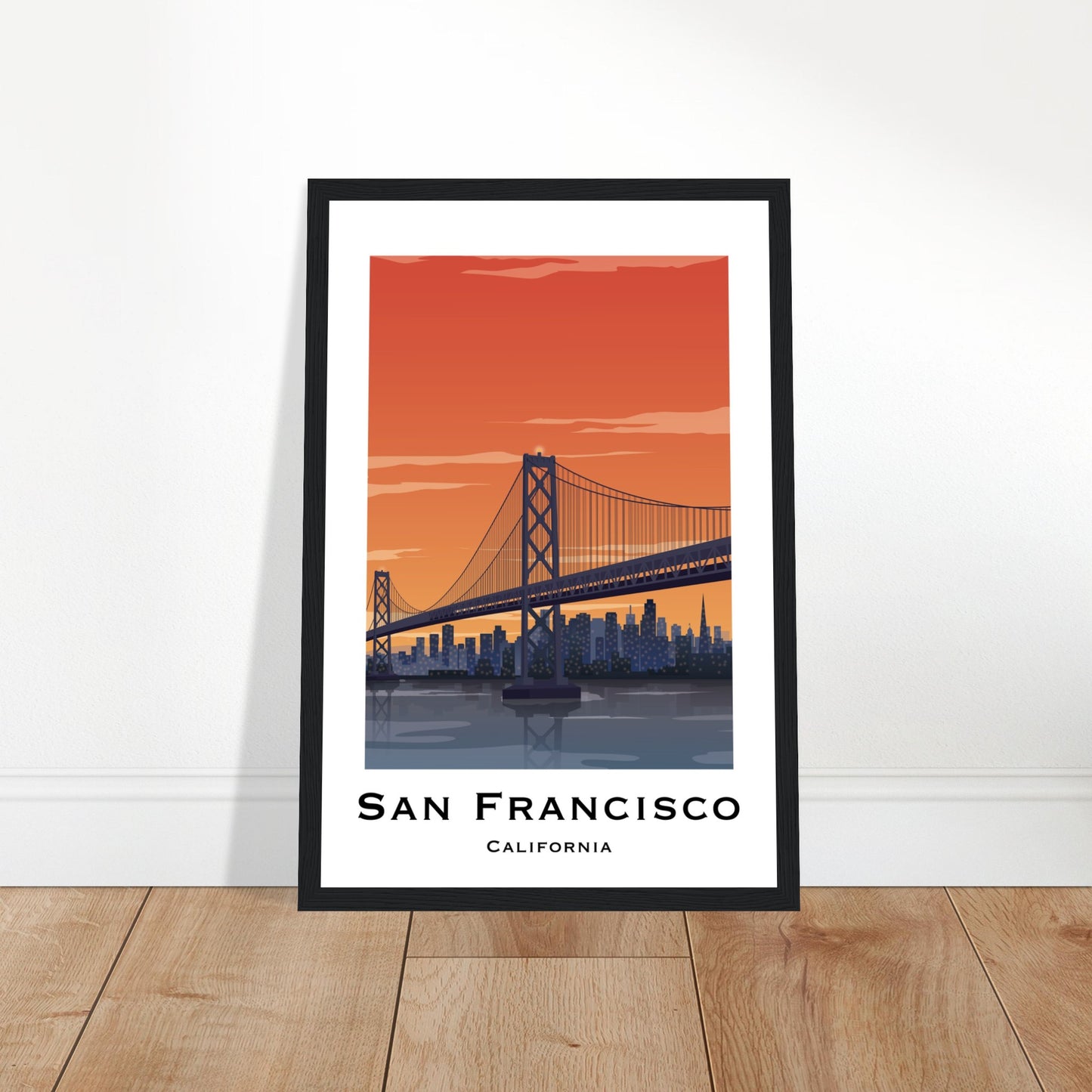 San Francisco, United States - Golden Gate Bridge City Poster