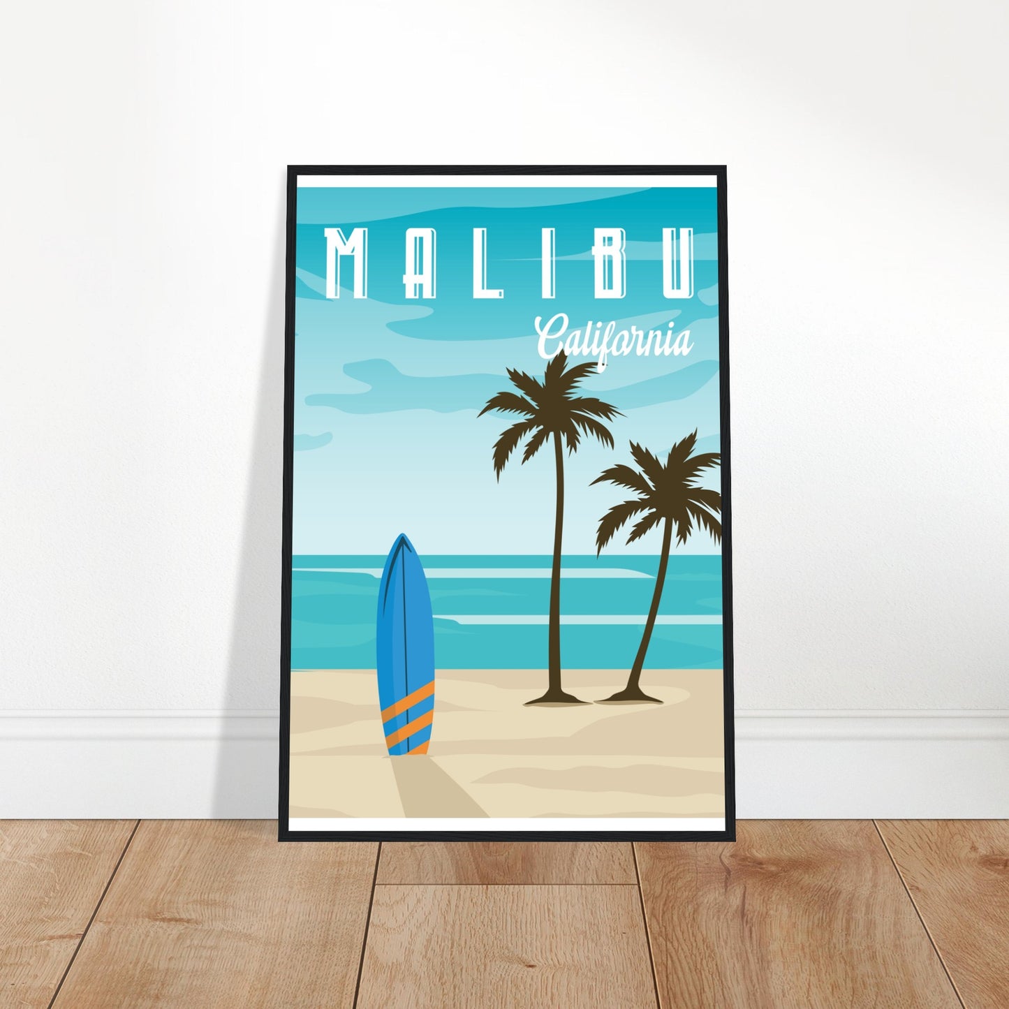 Malibu, United States - Surfrider Beach City Poster