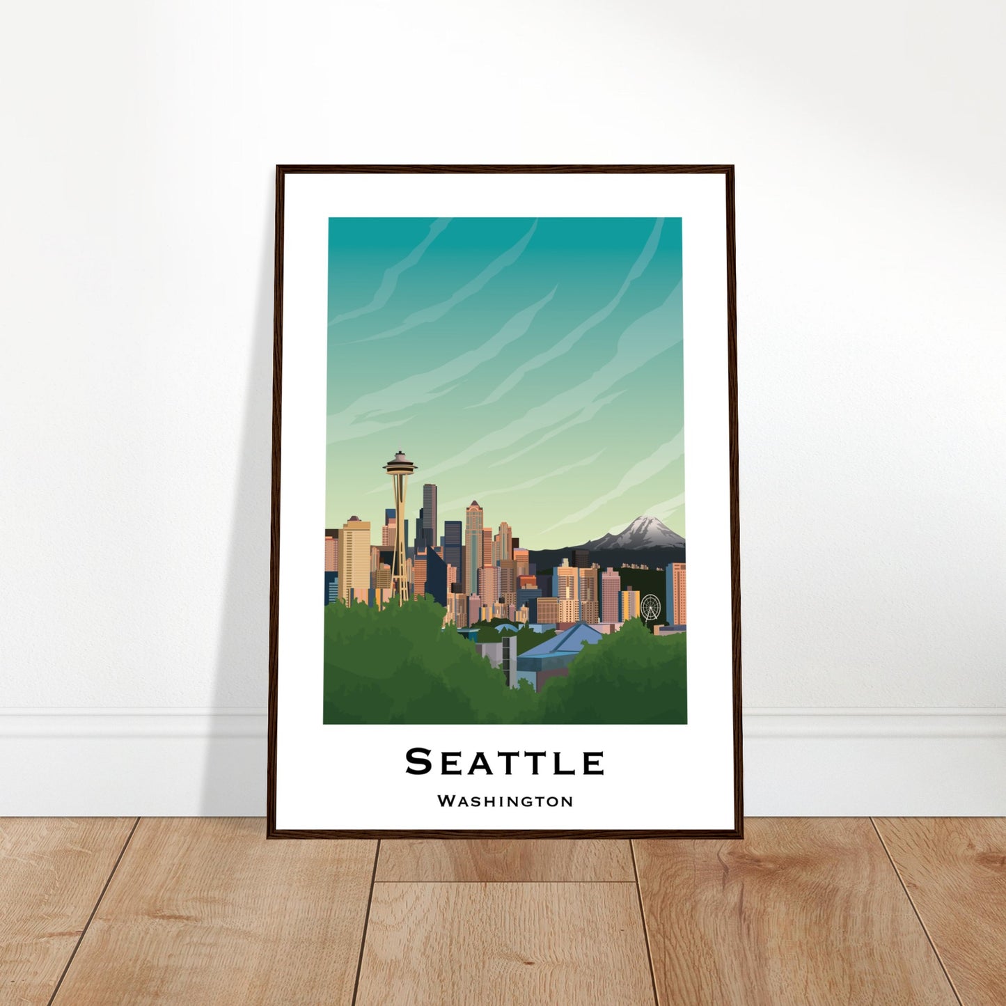 Seattle, United States - Space Needle Skyline Poster