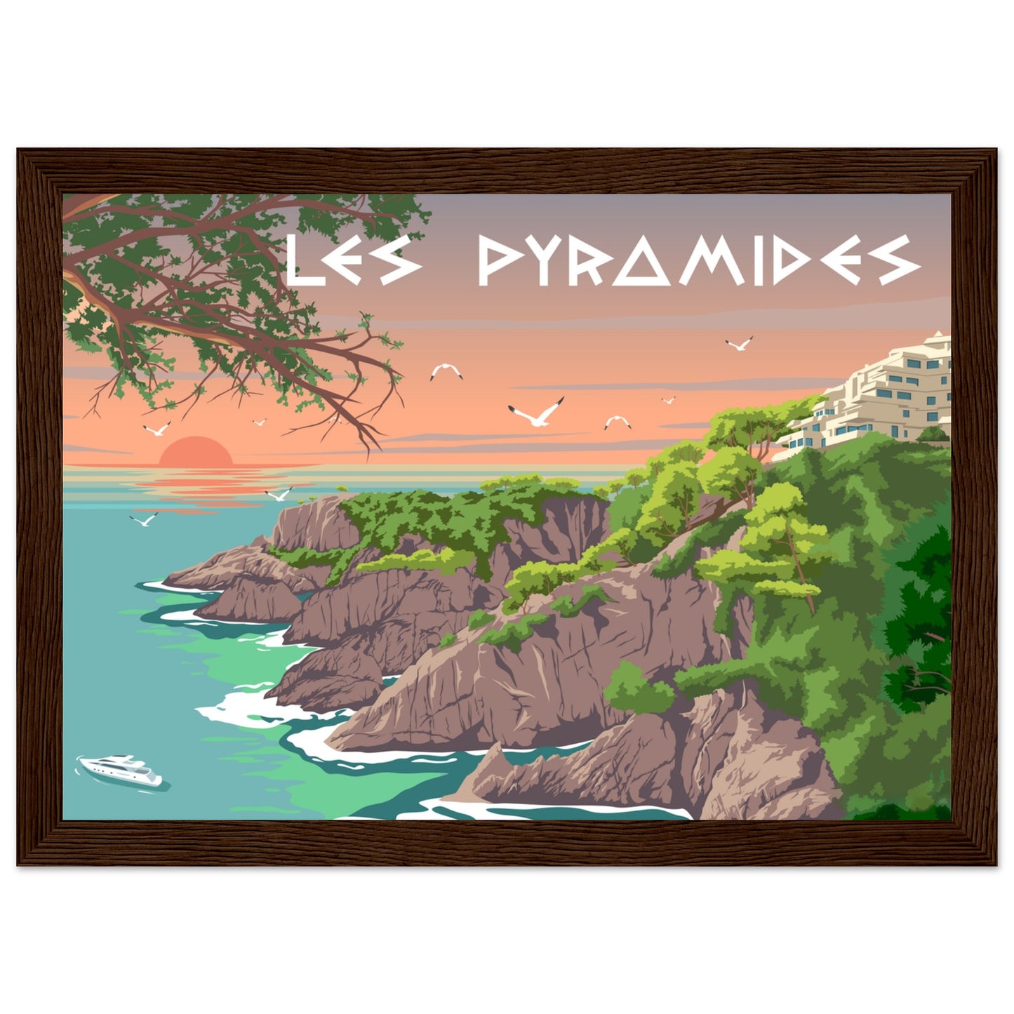 Les Pyramides -  Sant Feliu de Guixols  -  Customized Poster