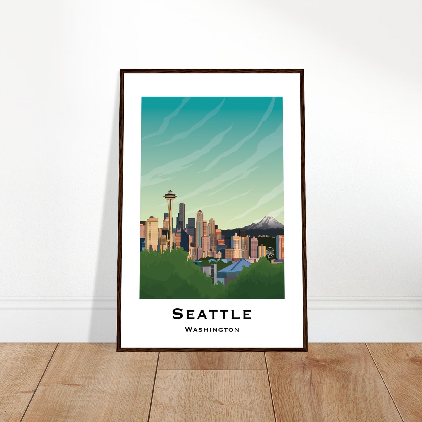 Seattle, United States - Space Needle Skyline Poster