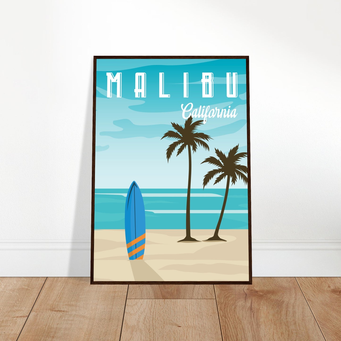 Malibu, United States - Surfrider Beach City Poster