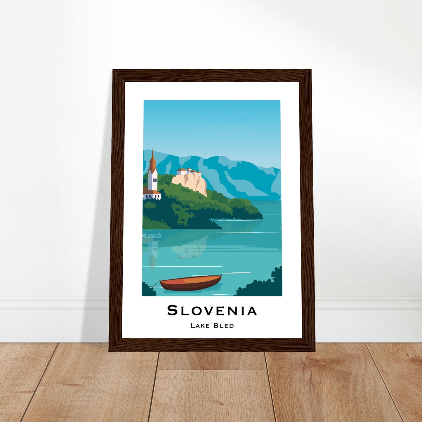 Bled, Slovenia - Lake Bled City Poster