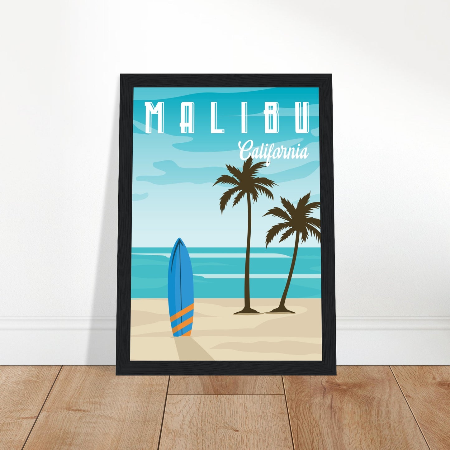 Malibu, United States - Surfrider Beach City Poster