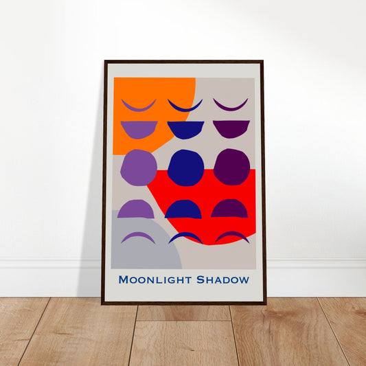 Moonlight Shadow - Abstract Modern -  Poster