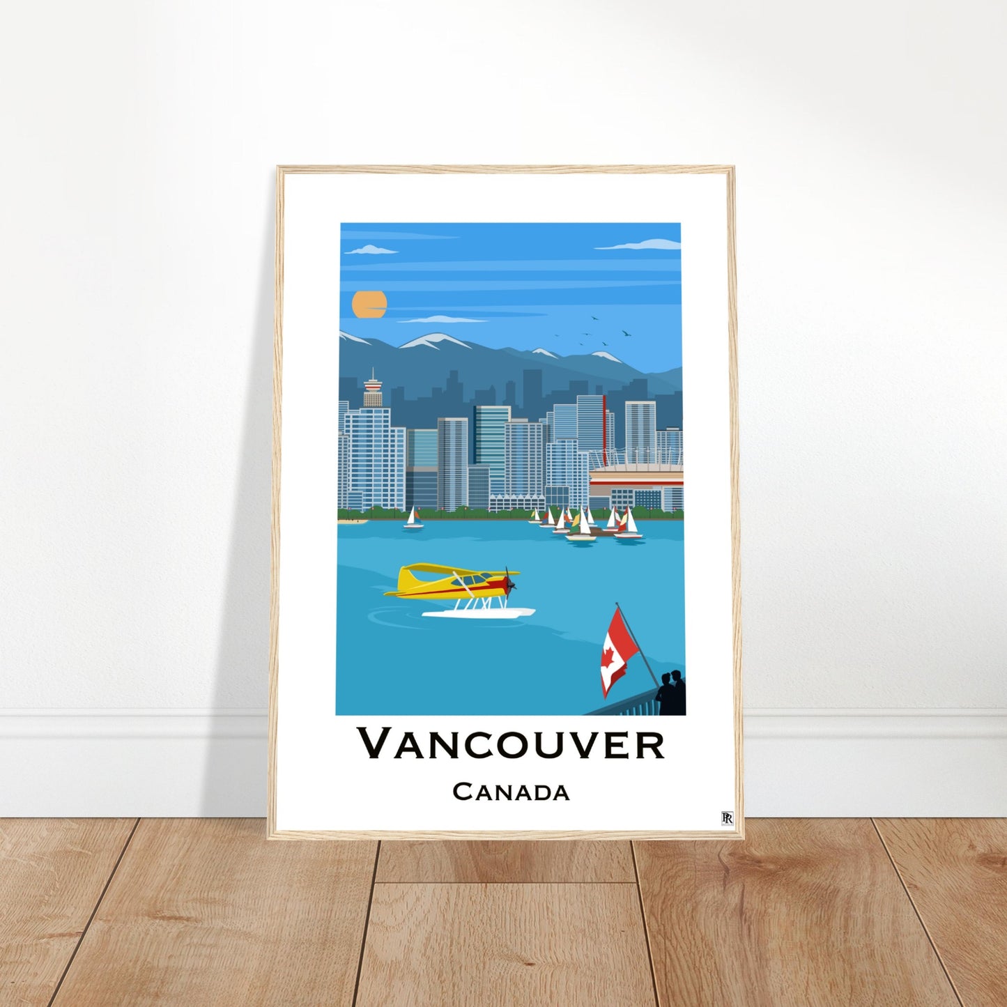 Vancouver, Canada - False Creek City Poster