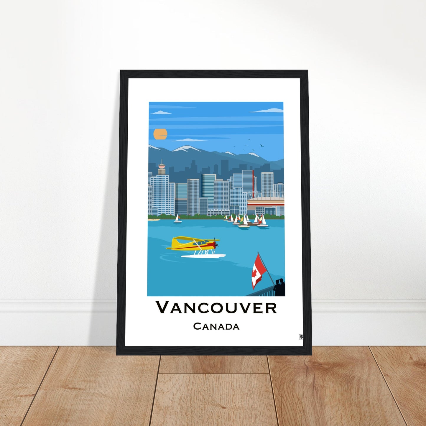 Vancouver, Canada - False Creek City Poster