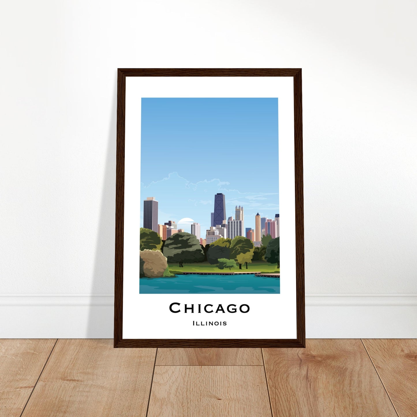 Chicago, USA - Skyline City Poster