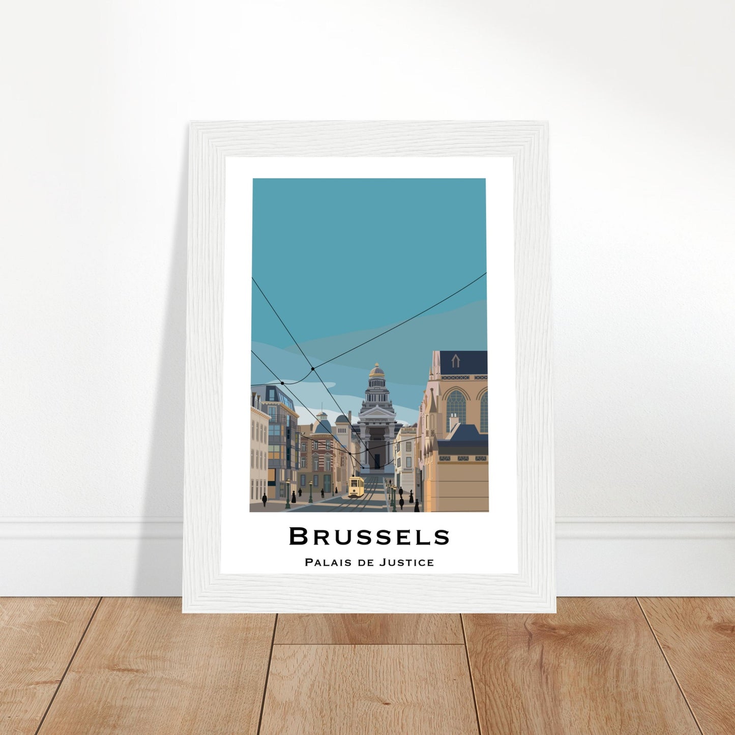 Brussels, Belgium - Palais de Justice City Poster