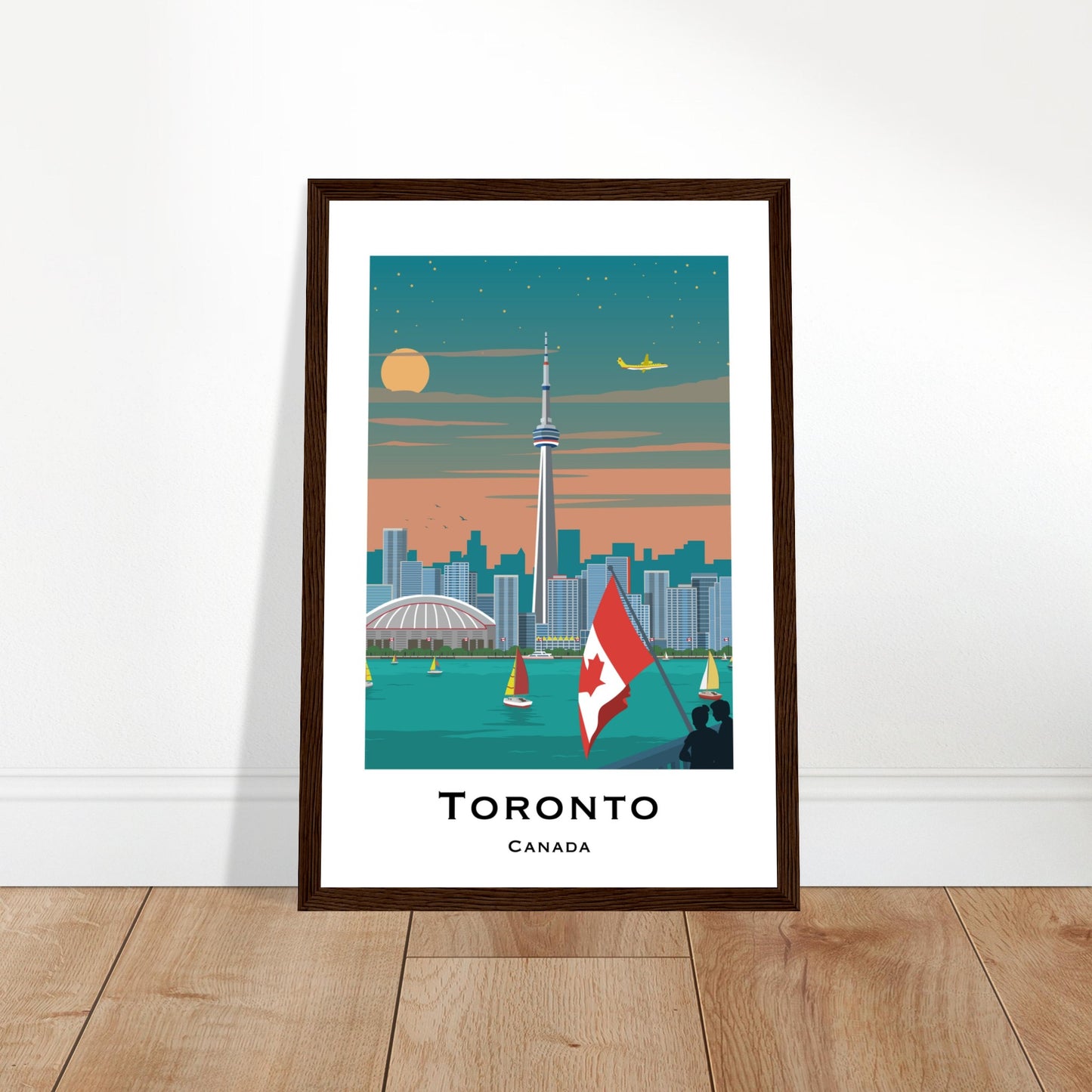 Toronto, Canada - CN Tower Skyline Poster