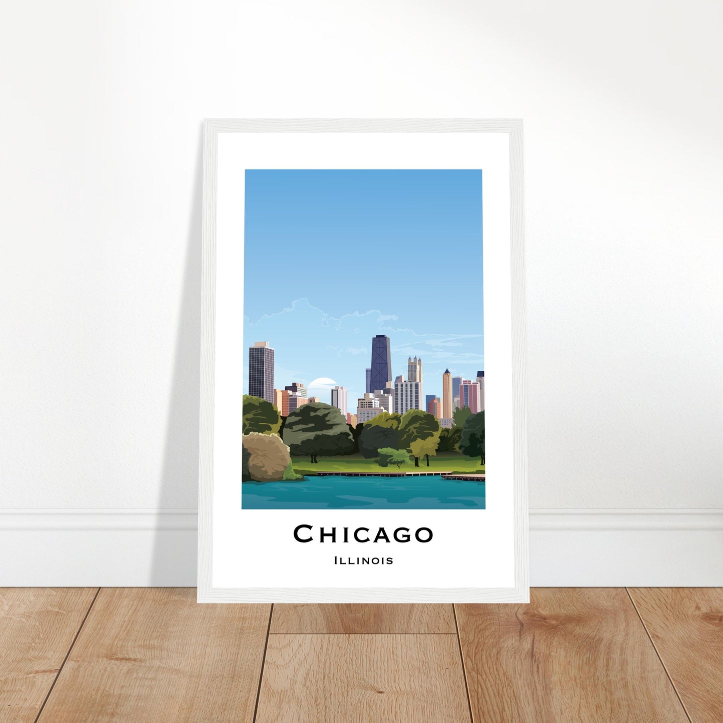 Chicago, USA - Skyline City Poster