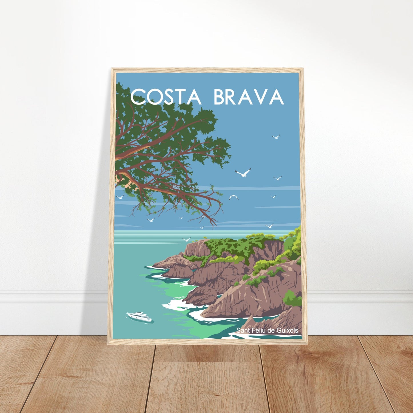 Sant Feliu de Guixols, Spain - Cala d'Ametller Poster