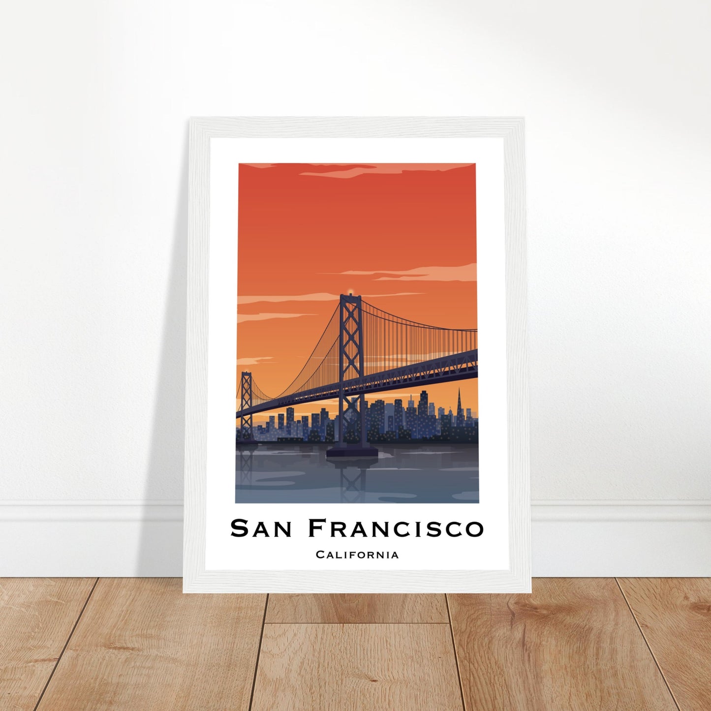 San Francisco, United States - Golden Gate Bridge City Poster