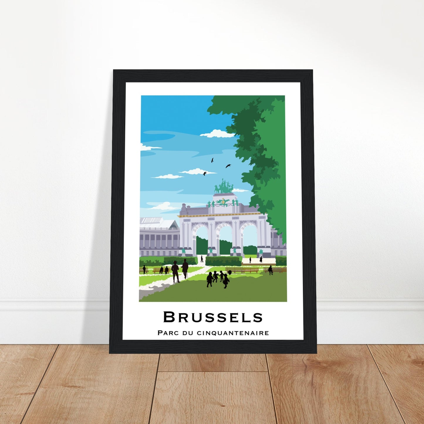 Brussels, Belgium - Cinquantenaire City Poster