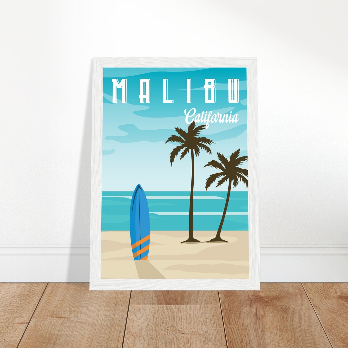 Malibu, United States - Surfrider Beach City Poster