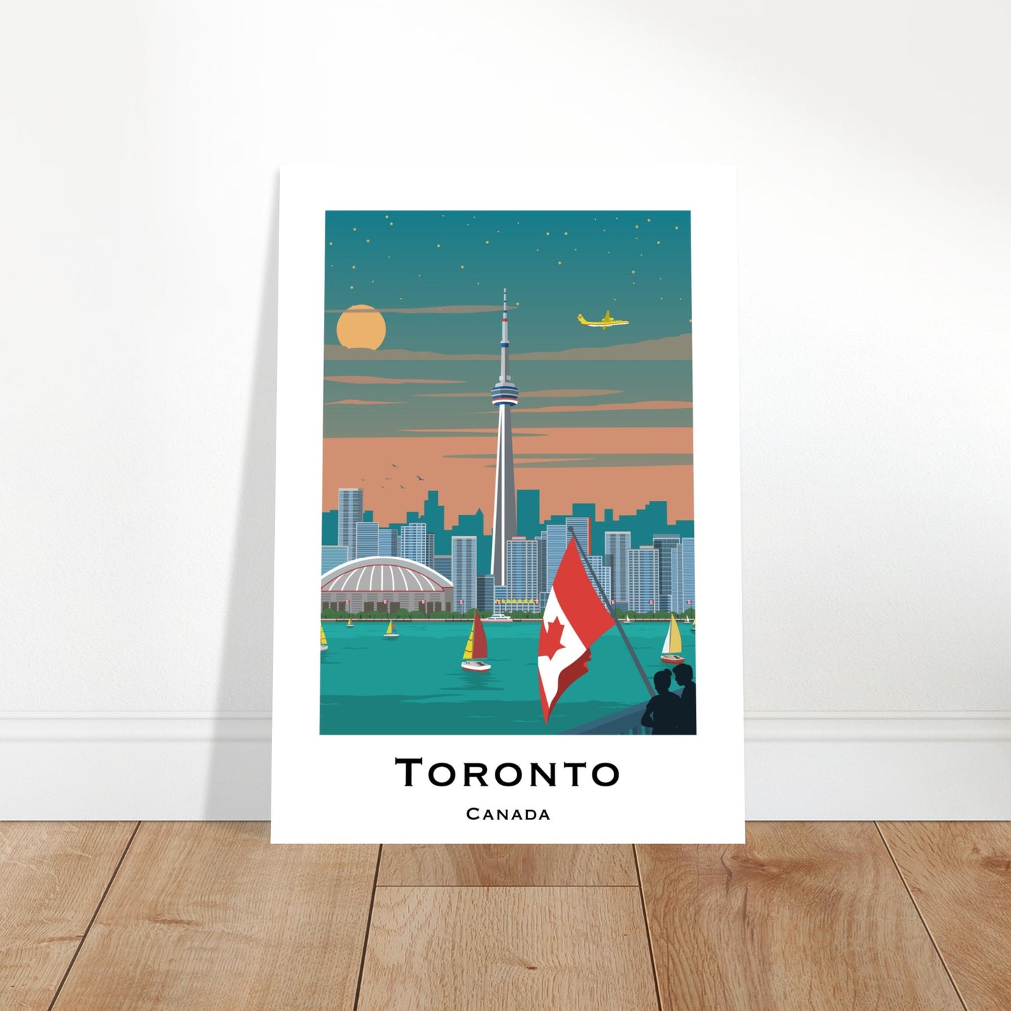 Toronto, Canada - CN Tower Skyline Poster