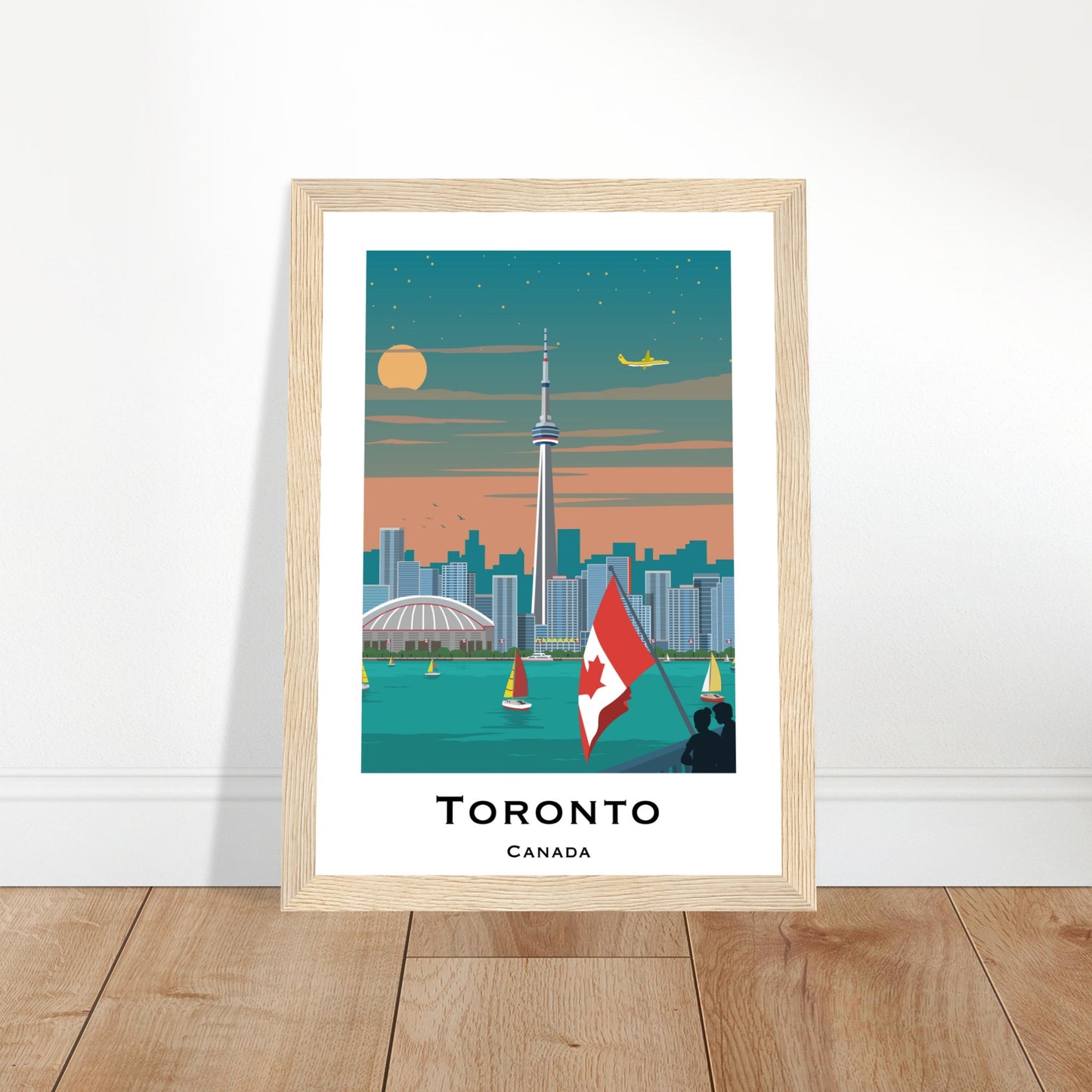 Toronto, Canada - CN Tower Skyline Poster