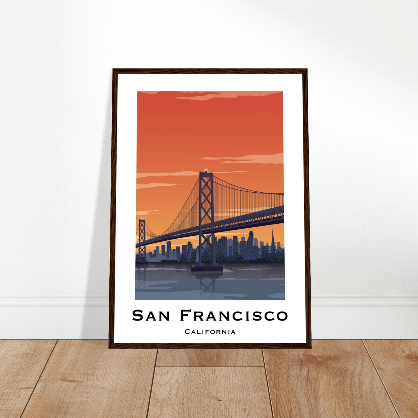 San Francisco, United States - Golden Gate Bridge City Poster