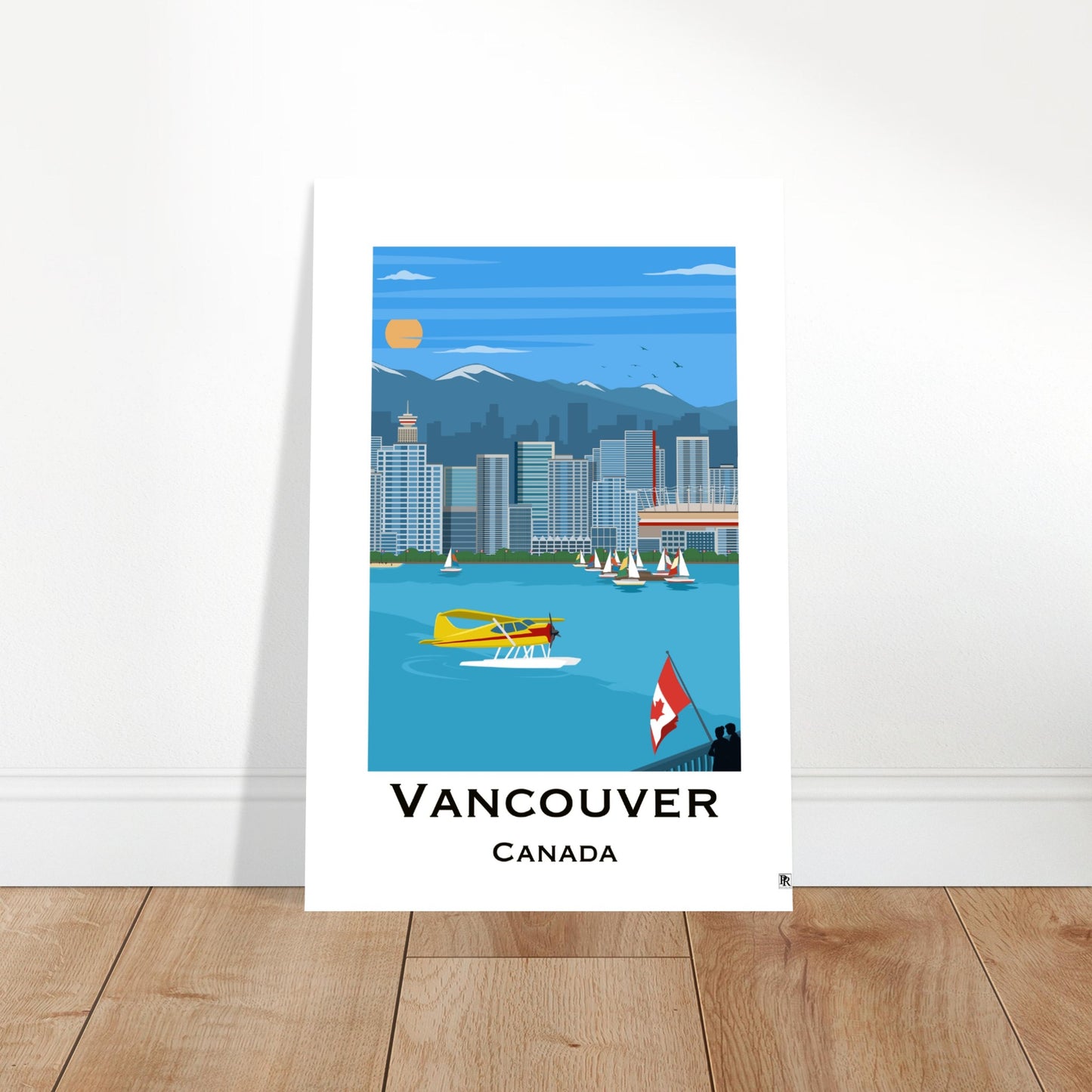 Vancouver, Canada - False Creek City Poster