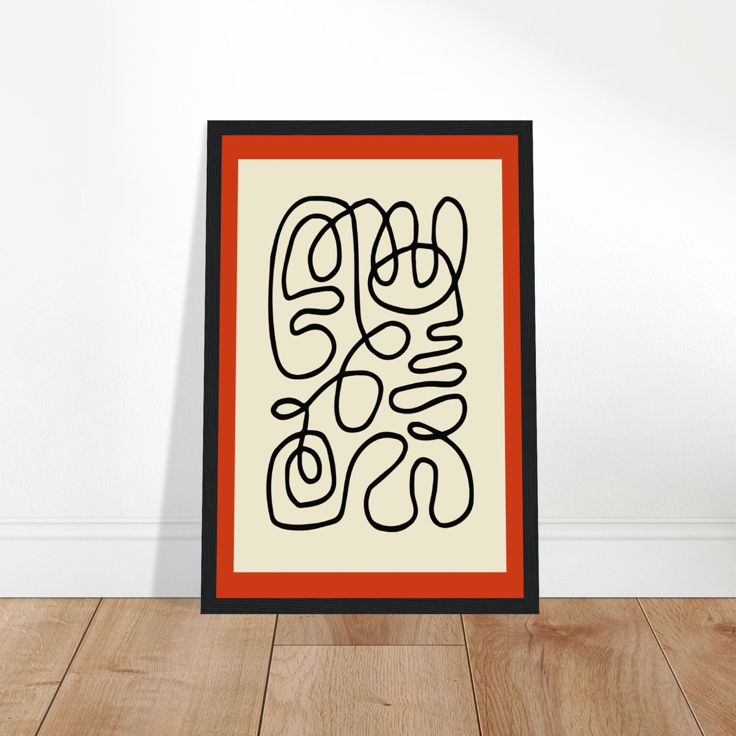 Pencil Red - Abstract Modern Poster