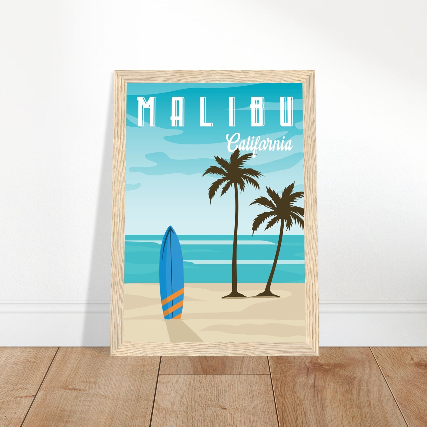 Malibu, United States - Surfrider Beach City Poster