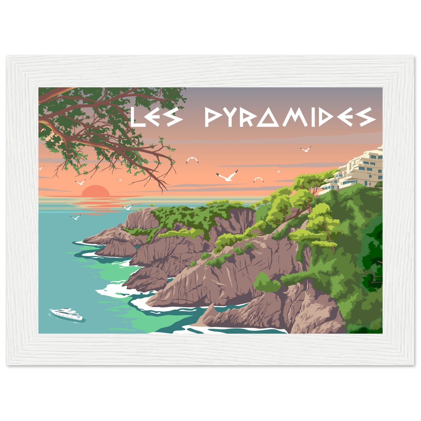 Les Pyramides -  Sant Feliu de Guixols  -  Customized Poster