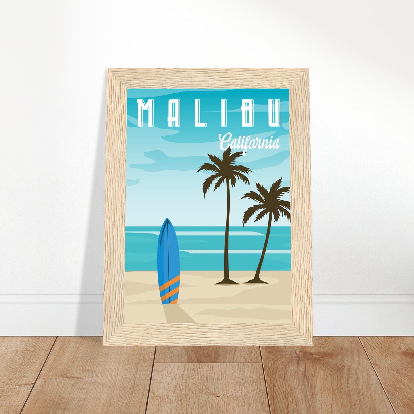 Malibu, United States - Surfrider Beach City Poster