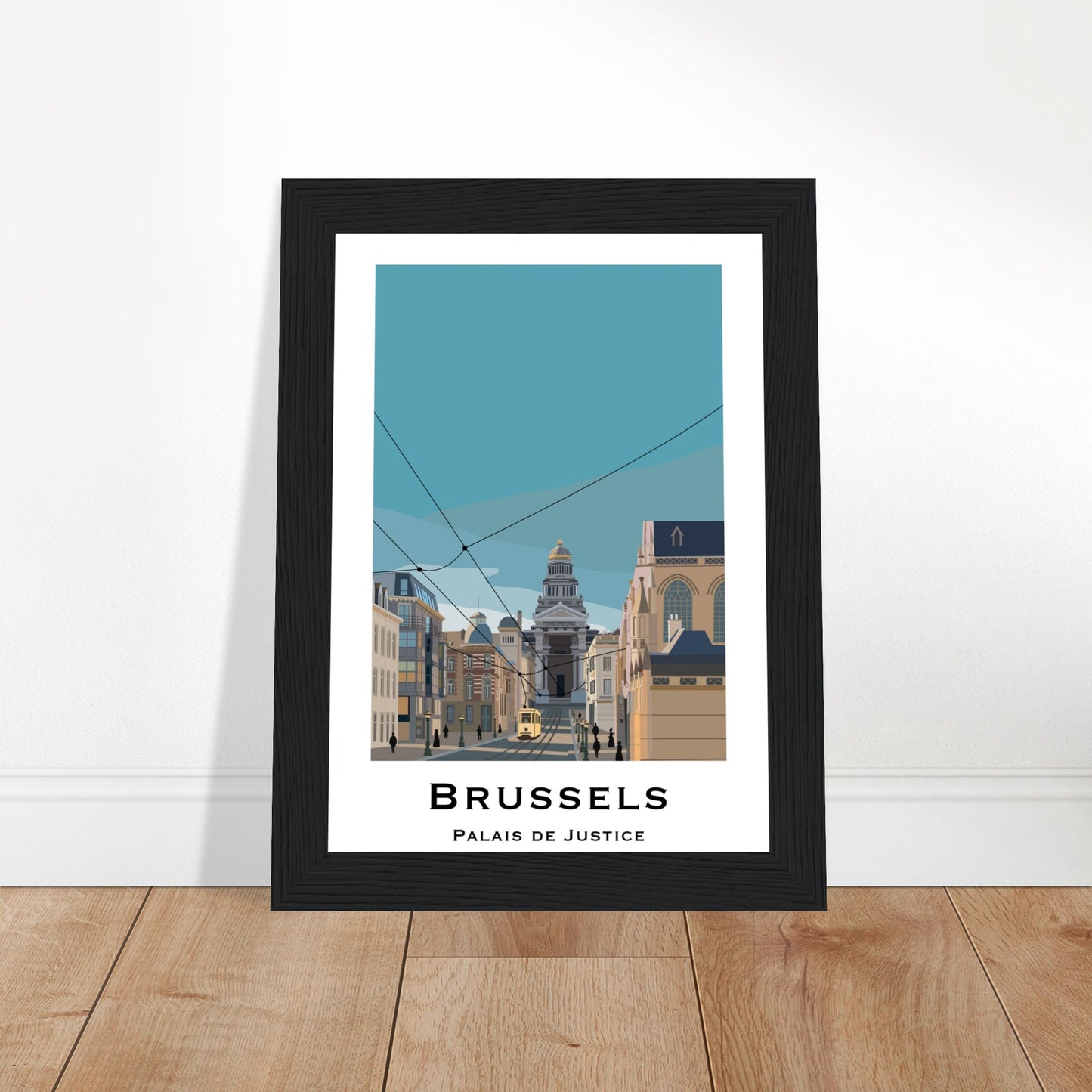 Brussels, Belgium - Palais de Justice City Poster