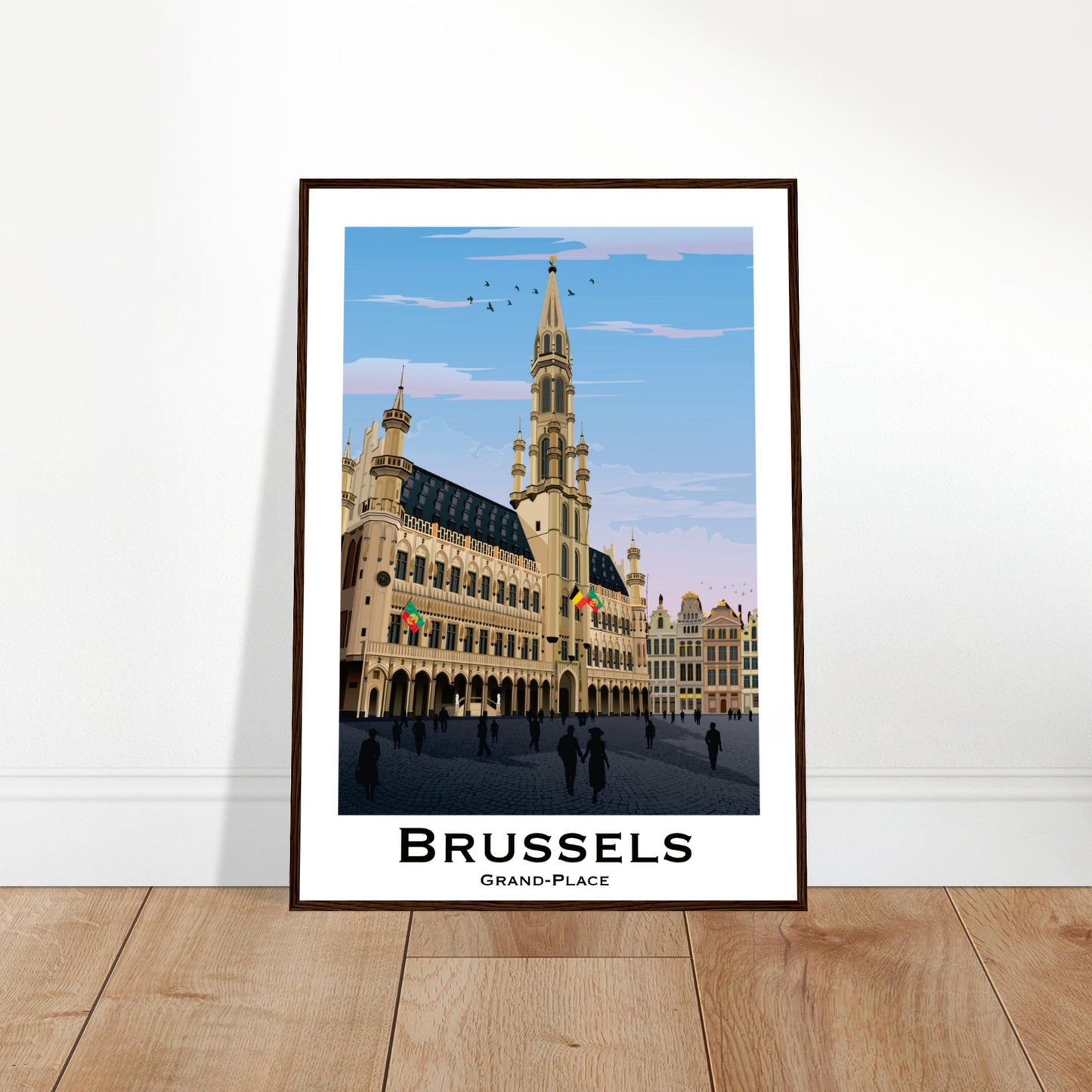 Brussels, Belgium - Grand Place City Poster