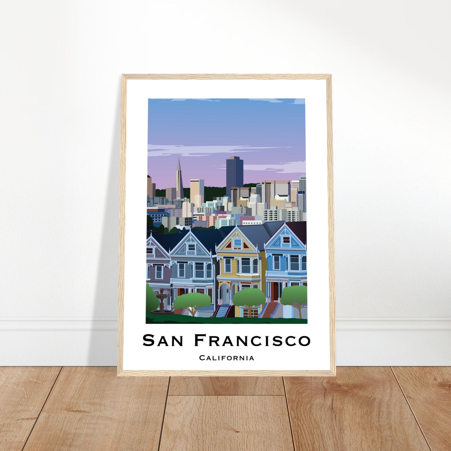 San Francisco, United States - Skyline City Poster