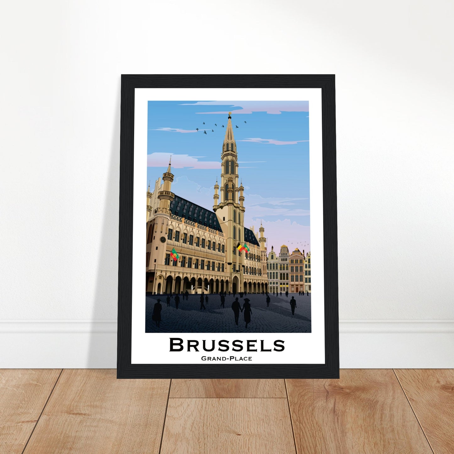 Brussels, Belgium - Grand Place City Poster